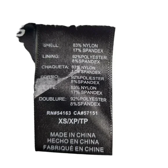 Tankini Top Blue White Tie Dye Stretch Detachable Strap XS New - Picture 5 of 5